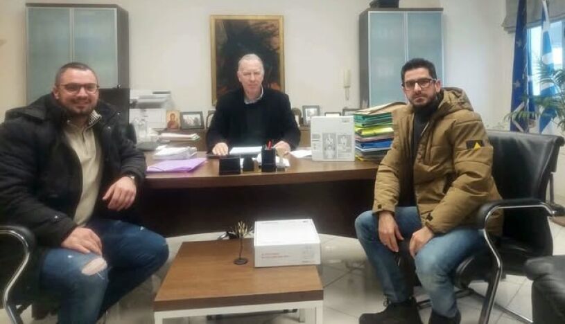 Χορηγία νέου απινιδωτή στον δήμο Ηγουμενίτσας