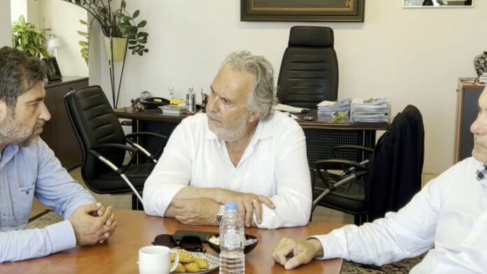 Εργασιακή συνάντηση Δημάρχου Σητείας με Αντιπεριφερειάρχη Λασιθίου