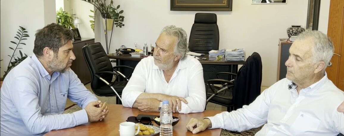 Εργασιακή συνάντηση Δημάρχου Σητείας με Αντιπεριφερειάρχη Λασιθίου