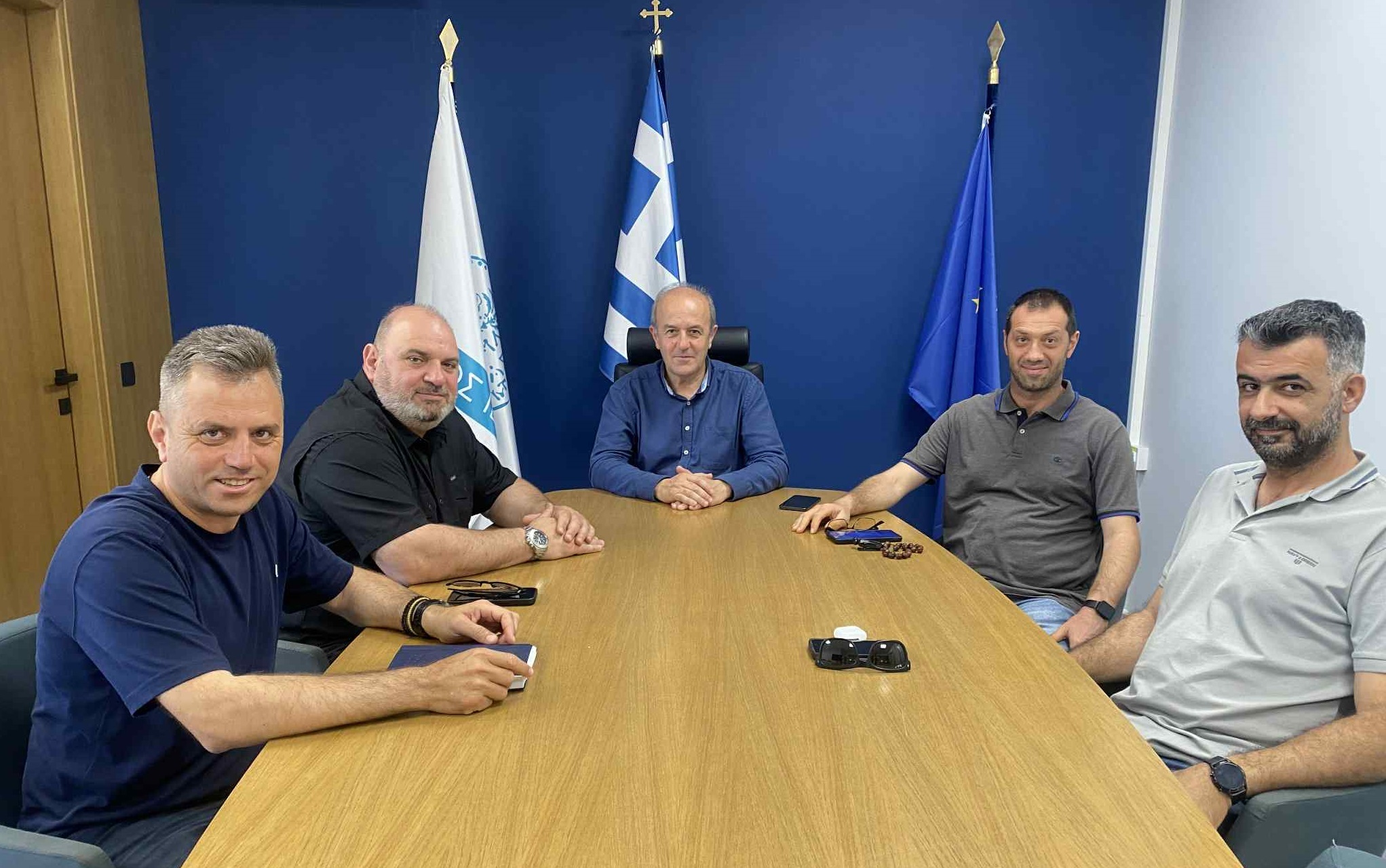 Σύσκεψη Δημάρχου Ιεράπετρας με την Ένωση Αστυνομικών Λασιθίου