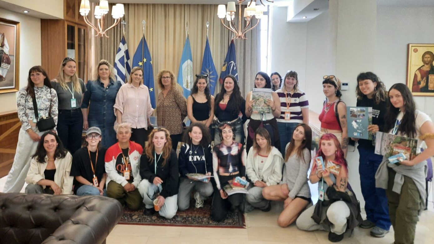 Επισκέπτριες από Ελλάδα, Ισπανία, Γαλλία και Γερμανία στο Δημαρχείο Σερρών