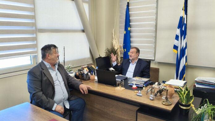 Συνάντηση Δημάρχου Πωγωνίου με τον Δήμαρχο Μινώα Πεδιάδας
