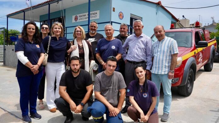 ΣΠΑΥ: Όχημα Πυρόσβεσης Πολιτικής Προστασίας στον Δήμο Μαρκοπούλου-Μεσογαίας