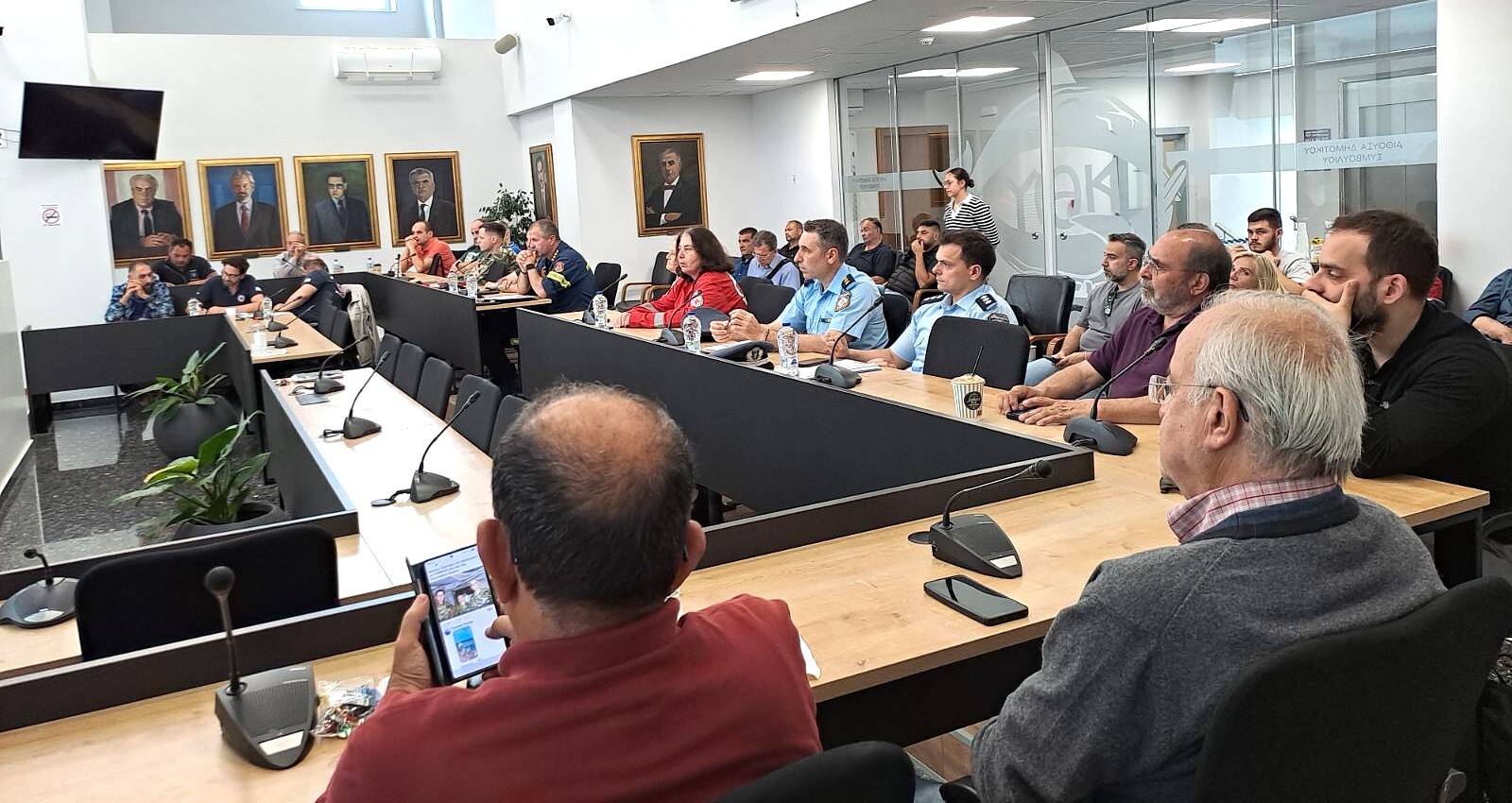 Πραγματοποιήθηκε η συνεδρίαση του ΤΕΣΟΠΠ Ρεθύμνου για την αντιπυρική περίοδο