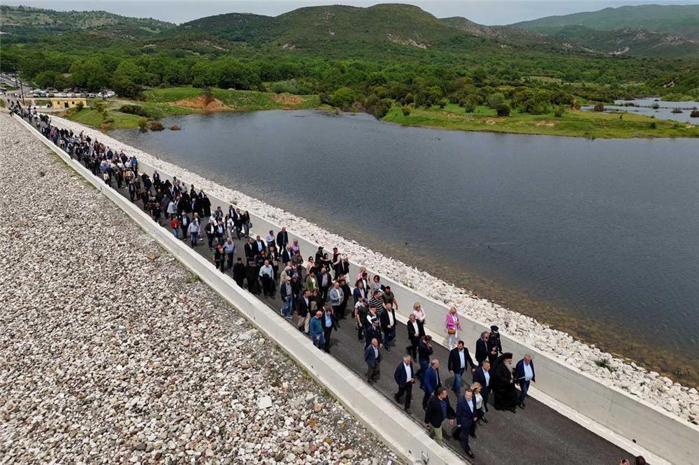 Περιφέρεια Θεσσαλίας: Το φράγμα Ληθαίου άνοιξε επίσημα