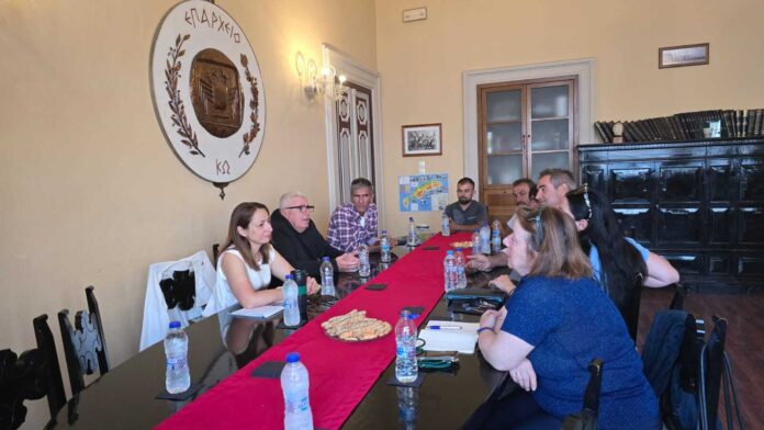 Ο Αντιπεριφερειάρχης Πρωτογενούς Τομέα Φ. Ζαννετίδης επισκέπτεται την Κω