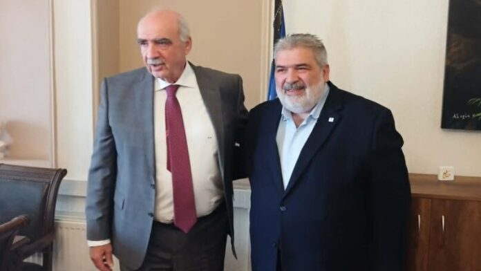 Ο ευρωβουλευτής Ε. Μειμαράκης επισκέπτεται το Δημαρχείο Εορδαίας