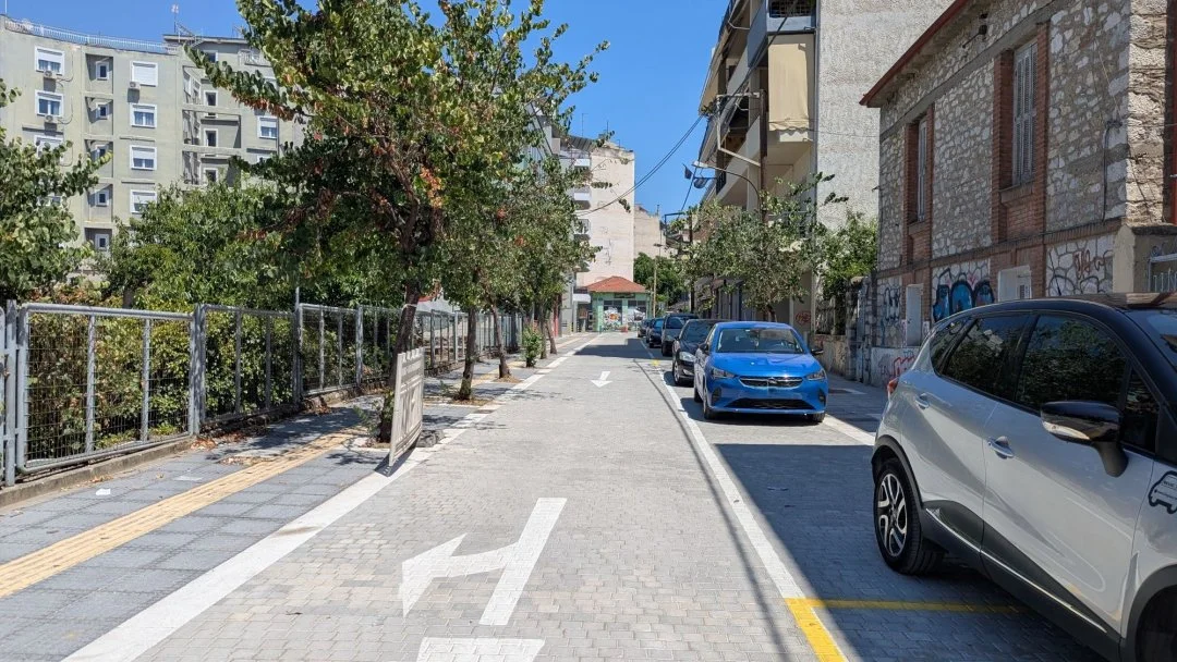 Ανακατασκευασμένος δρόμος - Διασύνδεση μνημείων
