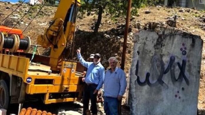 Η πρώτη πλήρης αποκατάσταση γεώτρησης ολοκληρώθηκε στον Δήμο Βόρειας Κέρκυρας