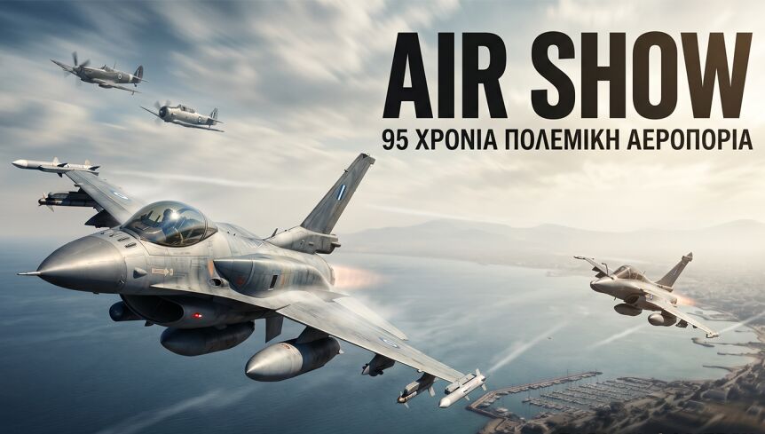 Την Κυριακή 10/5 το εντυπωσιακό airshow της Πολεμικής Αεροπορίας στο Παλαιό Φάληρο
