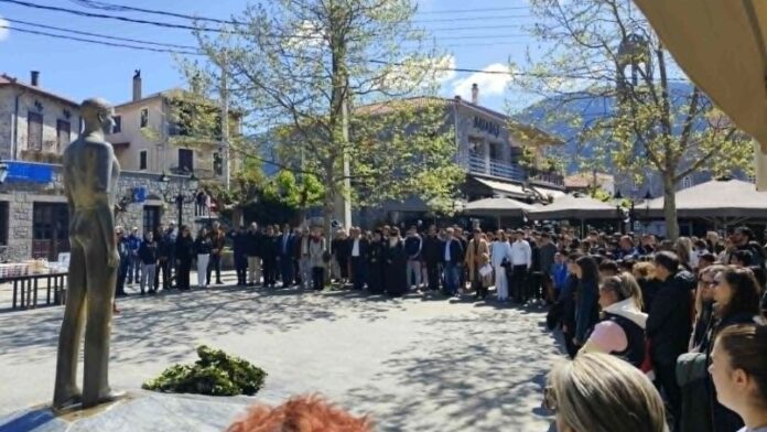 Συγκλονιστική η τελετή Μνήμης για τον Ματθαίο Πόταγα στον Δήμο Γορτυνίας