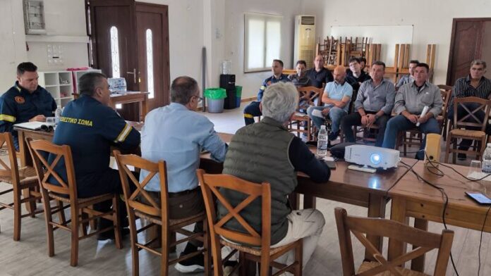Συνεδρίαση του ΣΤΟ Πολιτικής Προστασίας στον Δήμο Πλατανιά
