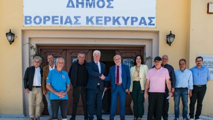 Συνάντηση εργασίας του Περιφερειάρχη Ιονίων Νήσων με τον Δήμαρχο Βόρειας Κέρκυρας
