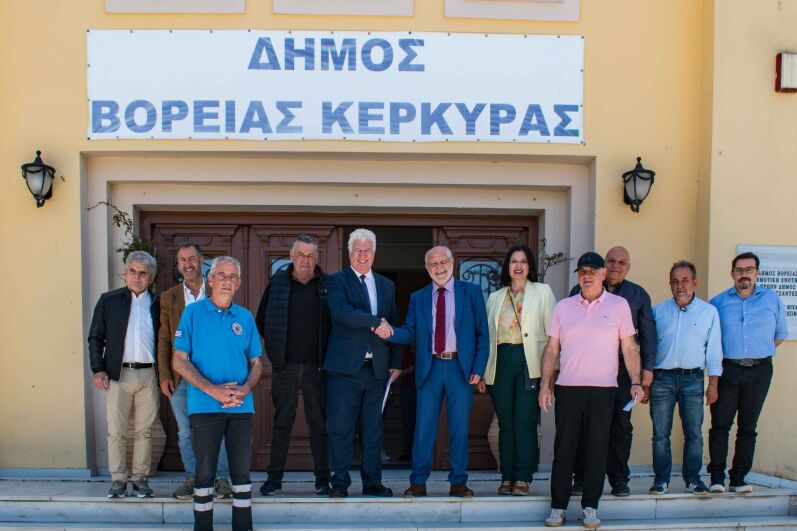 Συνάντηση εργασίας του Περιφερειάρχη Ιονίων Νήσων με τον Δήμαρχο Βόρειας Κέρκυρας