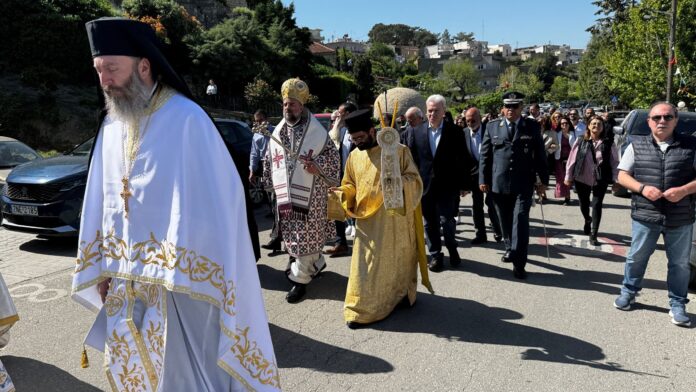 Ο Δήμαρχος Ηρακλείου στις τελετές Ανακομιδής των Ιερών Λειψάνων του Αγ. Μύρωνα