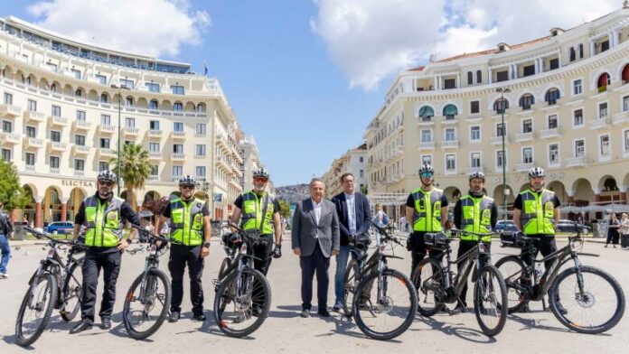 Η Δημοτική Αστυνομία Θεσσαλονίκης εξοπλίζεται με έξι καινούργια ηλεκτρικά ποδήλατα