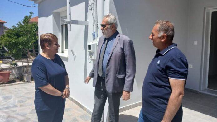 Ολοκληρωτική ανακατασκευή πυρόπληκτης κατοικίας από τον Δήμο Αλμυρού
