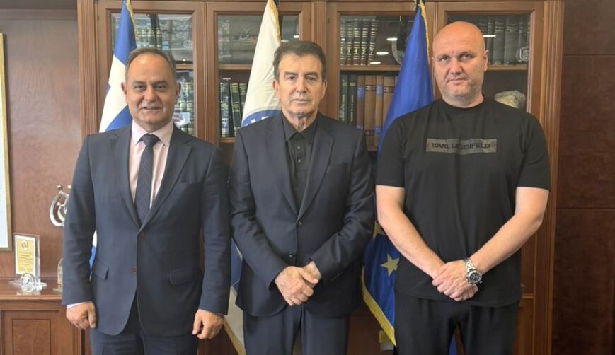 Σύσκεψη Δημάρχου Καρδίτσας με τον Υπουργό Δημόσιας Τάξης