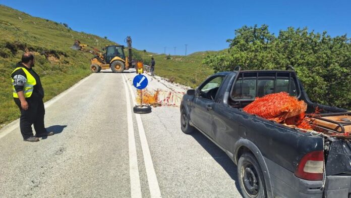 Επιδιόρθωση τμήματος του οδικού δικτύου στον Δήμο Λήμνου