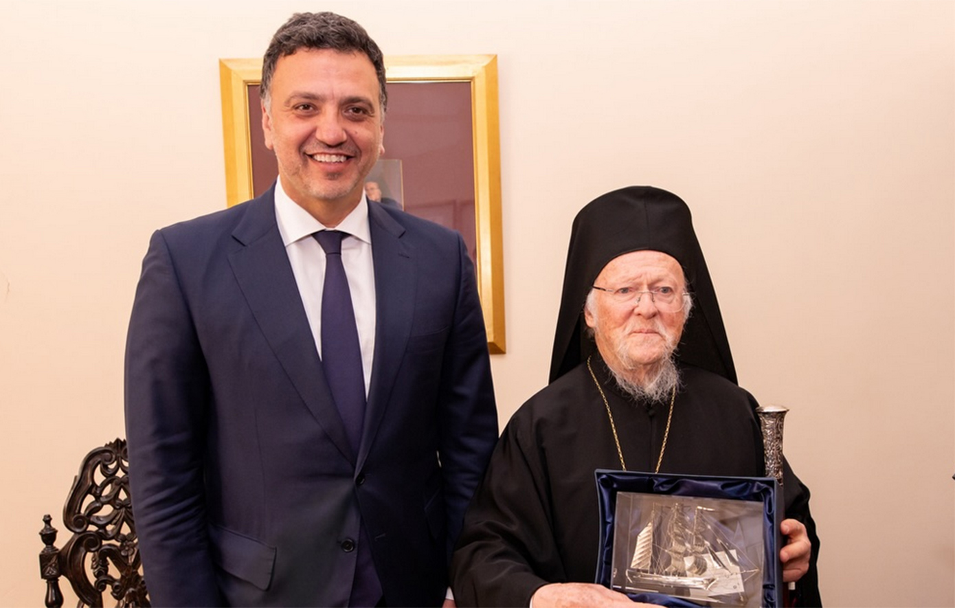 Συνάντηση Κικίλια με Βαρθολομαίο για τον Παγκόσμιο Ελληνισμό και την Ορθοδοξία στην καρδιά της Αθήνας