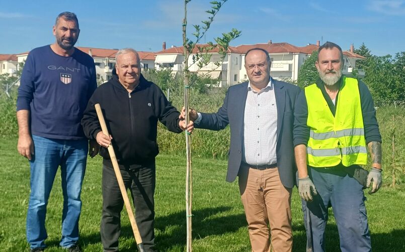 Φύτευση διακοσμητικών δέντρων στο καινούργιο Γηροκομείο Κιλκίς