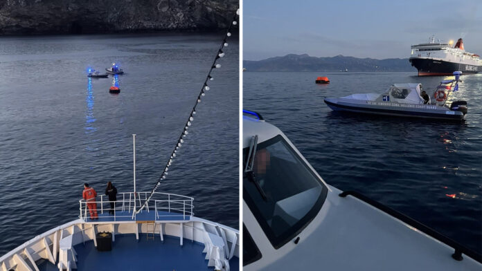 Φωτογραφίες από το σημείο βύθισης του πλοίου «Corsage C» βόρεια της Άνδρου – Μεταφορά 8.000 τόνων σόδας