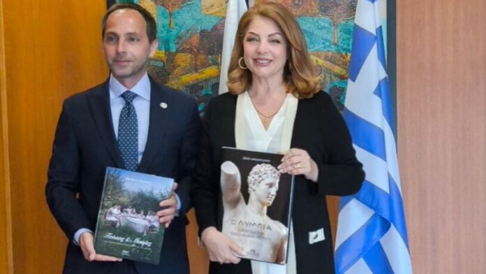 Σύσκεψη Δημάρχου με την Α. Γκερέκου για την τουριστική ανάδειξη της Αρχαίας Ολυμπίας