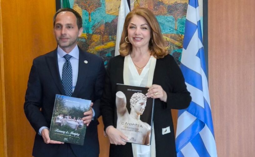 Σύσκεψη Δημάρχου με την Α. Γκερέκου για την τουριστική ανάδειξη της Αρχαίας Ολυμπίας
