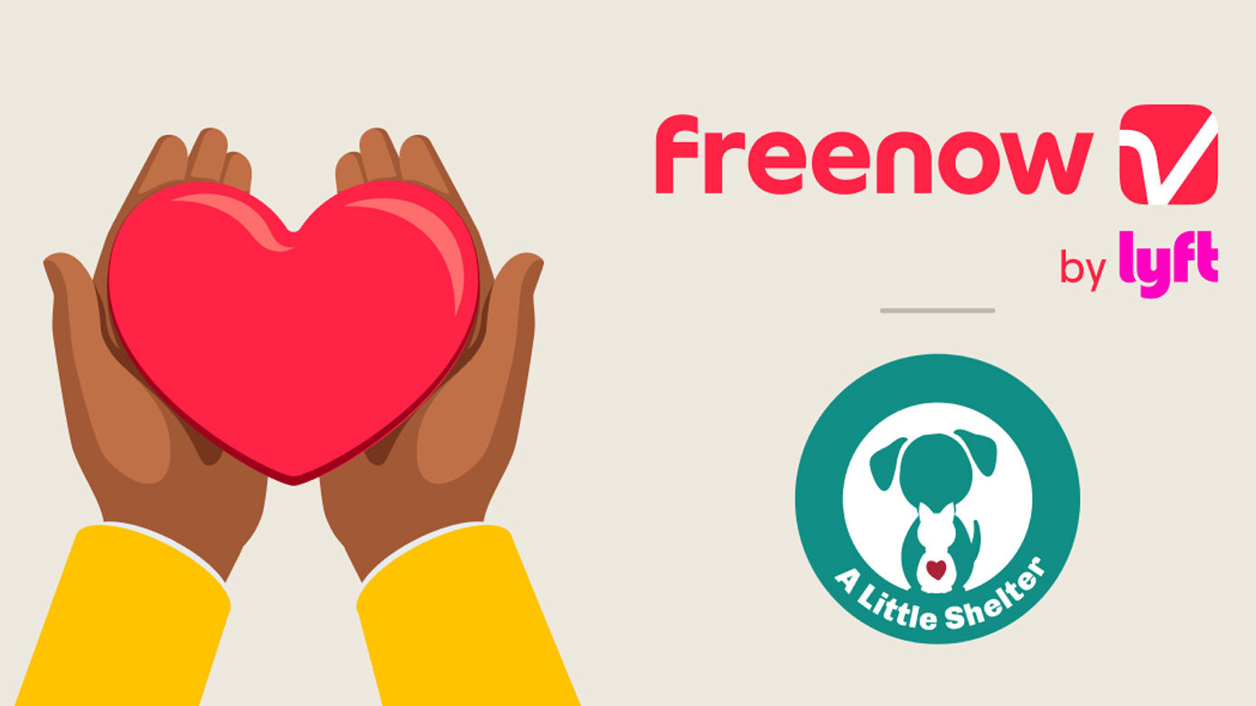 Κάθε ταξίδι, μια πράξη στοργής: Το Freenow by Lyft συνεργάζεται με το A Little Shelter για τα αδέσποτα ζώα