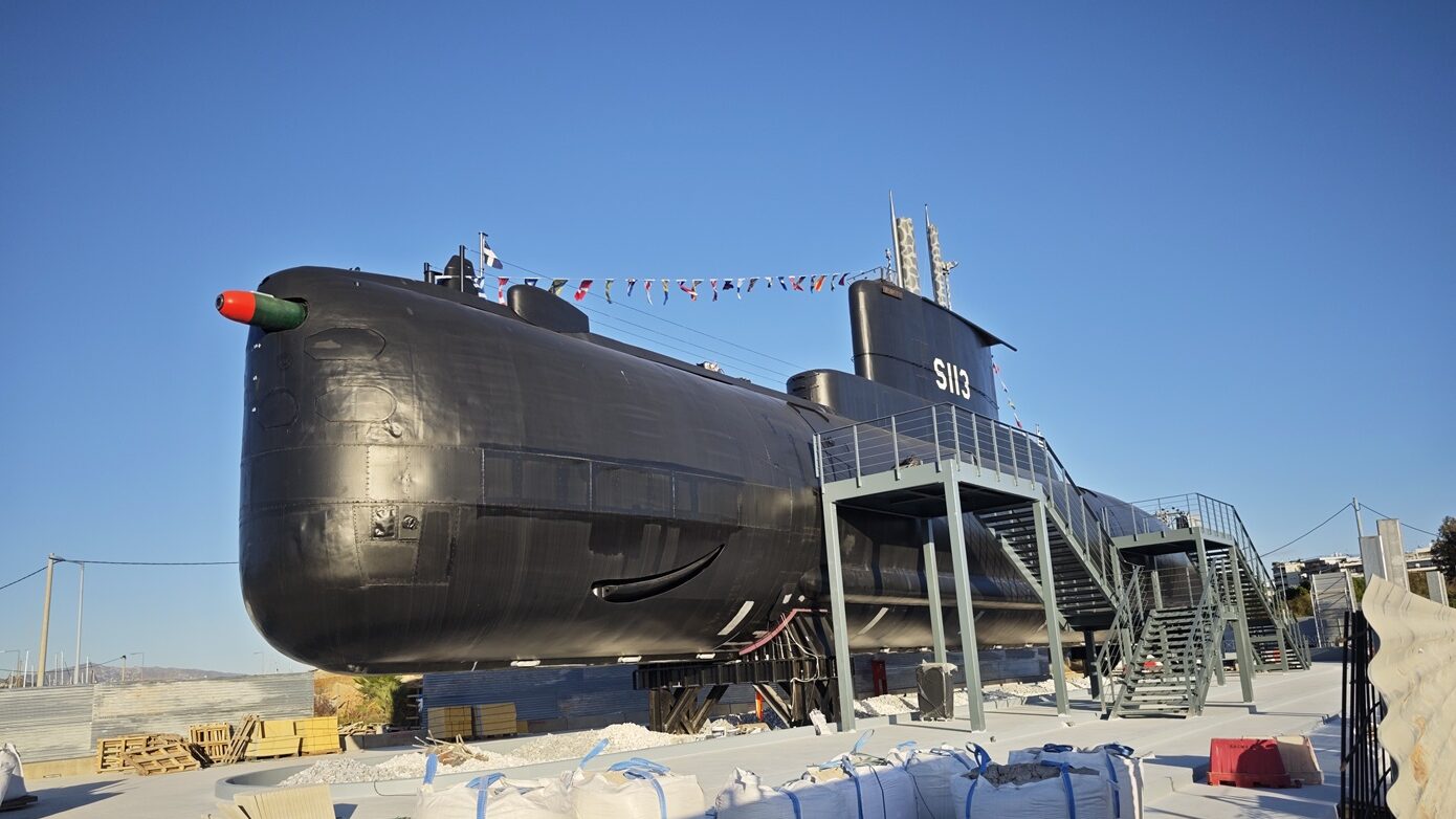 Το υποβρύχιο «Πρωτεύς» S113 ανοίγει ως μουσείο τη Δευτέρα 11 Μαΐου στο Φλοίσβο