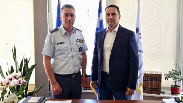 Σύσκεψη του Δημάρχου Ζαχάρως με τον Αστυνομικό Διευθυντή Ηλείας