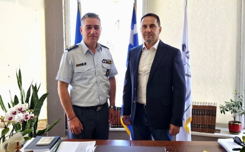 Σύσκεψη του Δημάρχου Ζαχάρως με τον Αστυνομικό Διευθυντή Ηλείας