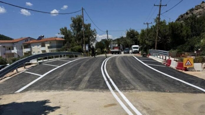 ΠΕ Χαλκιδικής: Η νέα γέφυρα στο Πόρτο Κουφό παραδόθηκε στην κυκλοφορία