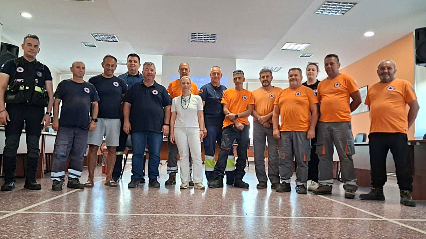 Εκπαίδευση των υπαλλήλων Πολιτικής Προστασίας του Δήμου Βισαλτίας