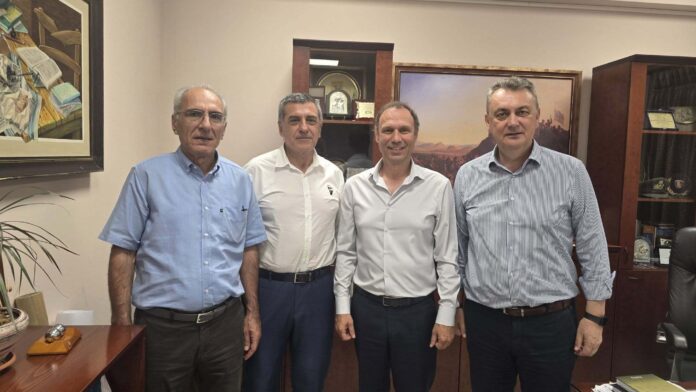Συνάντηση του Δημάρχου Παλαμά με τον Περιφερειάρχη Θεσσαλίας