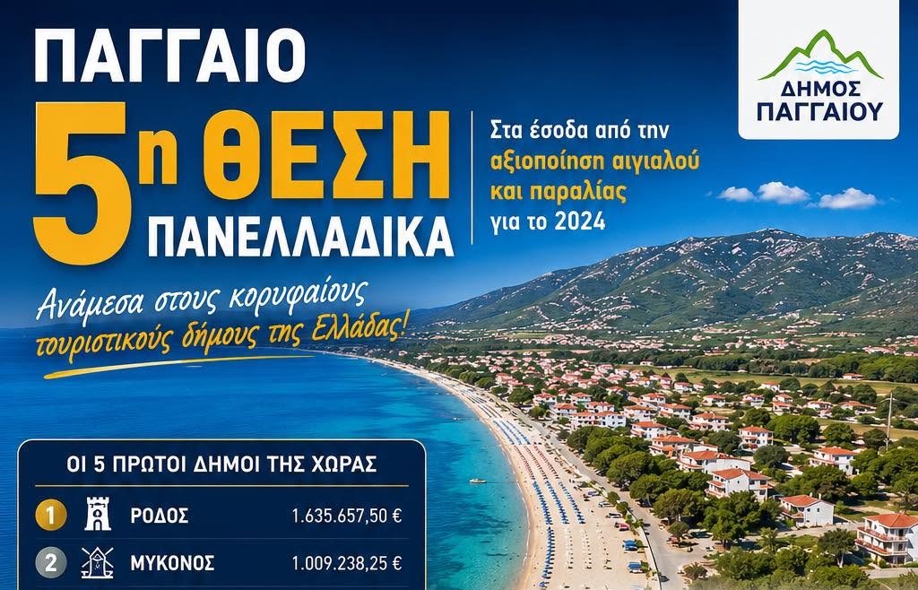 Το Παγγαίο στην κορυφή των τουριστικών προορισμών της Ελλάδας