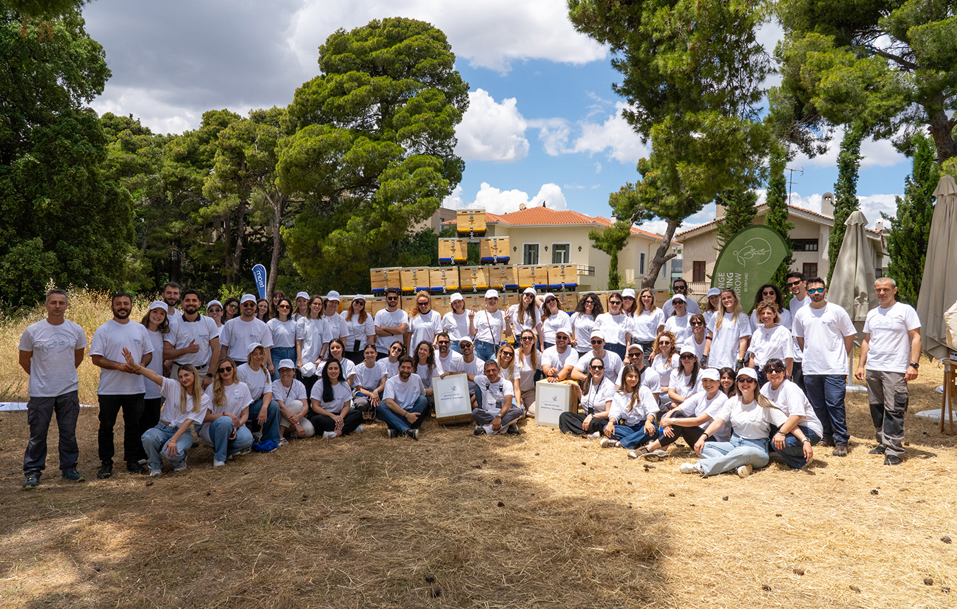 “Bee the Change”: Η team AEGEAN γιόρτασε την Παγκόσμια Ημέρα Περιβάλλοντος, αναλαμβάνοντας δράση για την προστασία των μελισσών