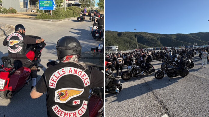 Απόβαση των Hells Angels στην Ηγουμενίτσα: Χιλιάδες μηχανές έφτασαν στην Ελλάδα για τη διεθνή συνάντηση