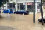 Ισχυρό μπουρίνι πλημμύρισε τα Ιωάννινα – Πνιγμένη στα λασπόνερα όλη η πόλη