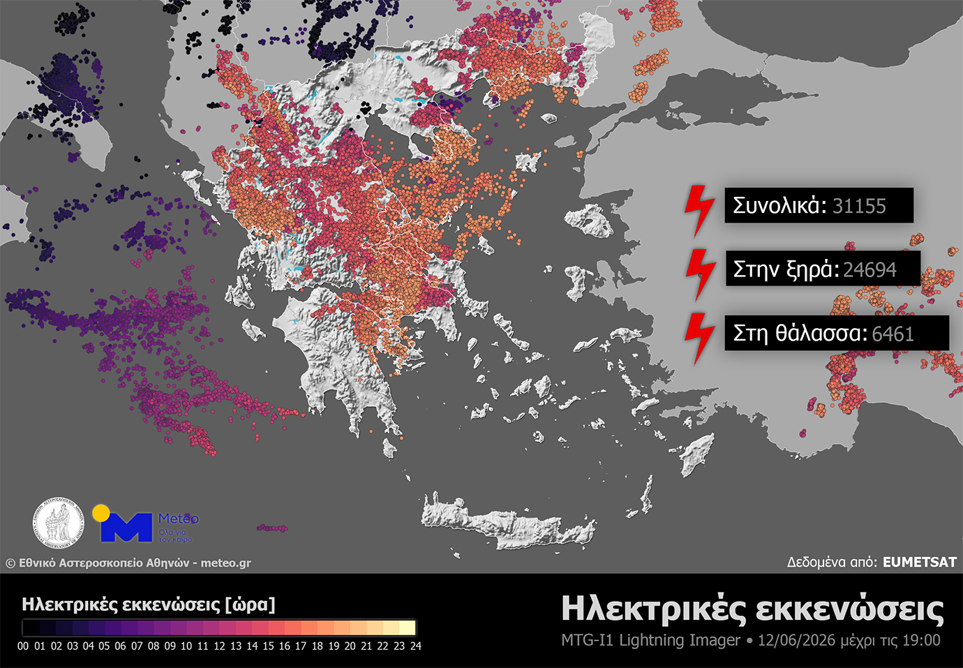 Καιρός: Σε ποια περιοχή της χώρας σημειώθηκε το μεγαλύτερο ύψος βροχής