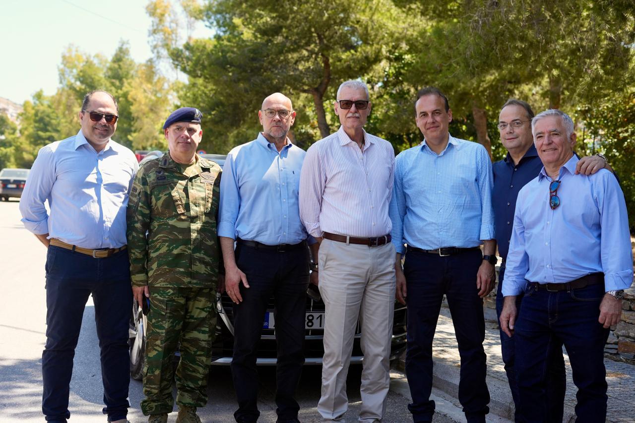 Συμμετοχή του ΣΠΑΥ στις αυτοψίες του Υπ. Κλιματικής Κρίσης και Πολιτικής Προστασίας στον Υμηττό