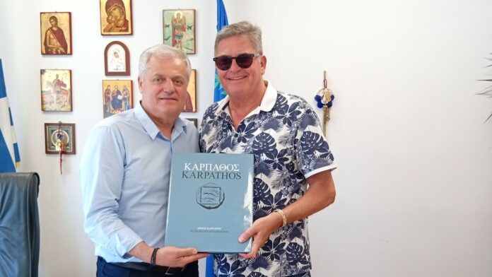 Επίσκεψη του πρώην Δημάρχου της πόλης Langenfeld στο Δημαρχείο Καρπάθου