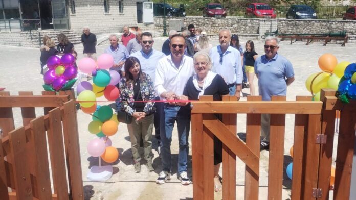 Δ.Ιωαννιτών: Εγκαινιάστηκε η νέα παιδική χαρά στην Μάζια