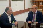 Επίσκεψη Αντιπροέδρου Κυβέρνησης Κ. Χατζηδάκη στον Δήμαρχο Κιλκίς