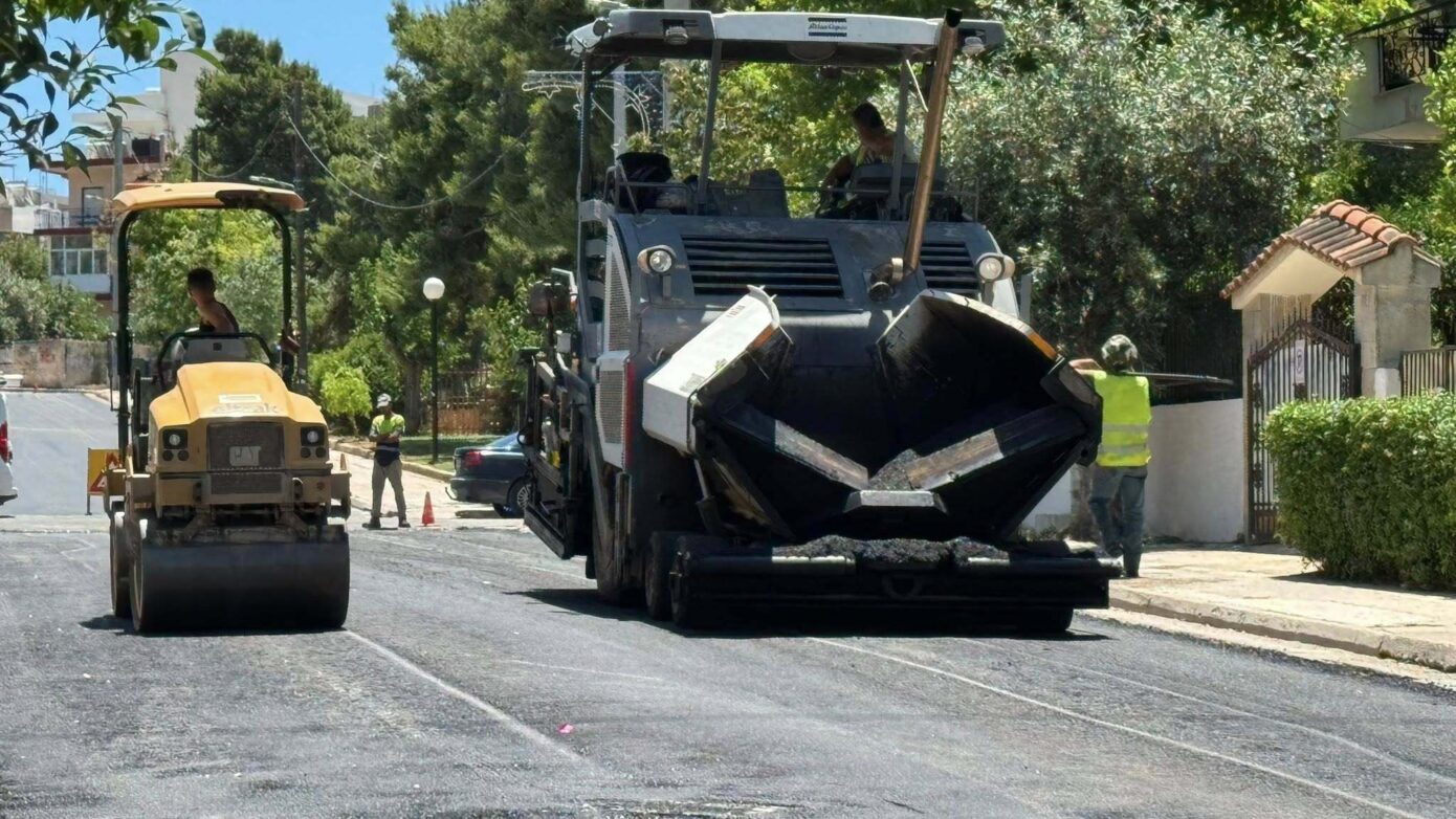 Νέος κύκλος ασφαλτοστρώσεων στον Δήμο Ελληνικού – Αργυρούπολης