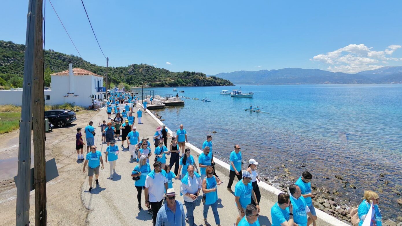 Ισχυρή παρουσία του Δ.Πόρου στην κινητοποίηση στα Μέθανα για την προστασία των θαλασσών