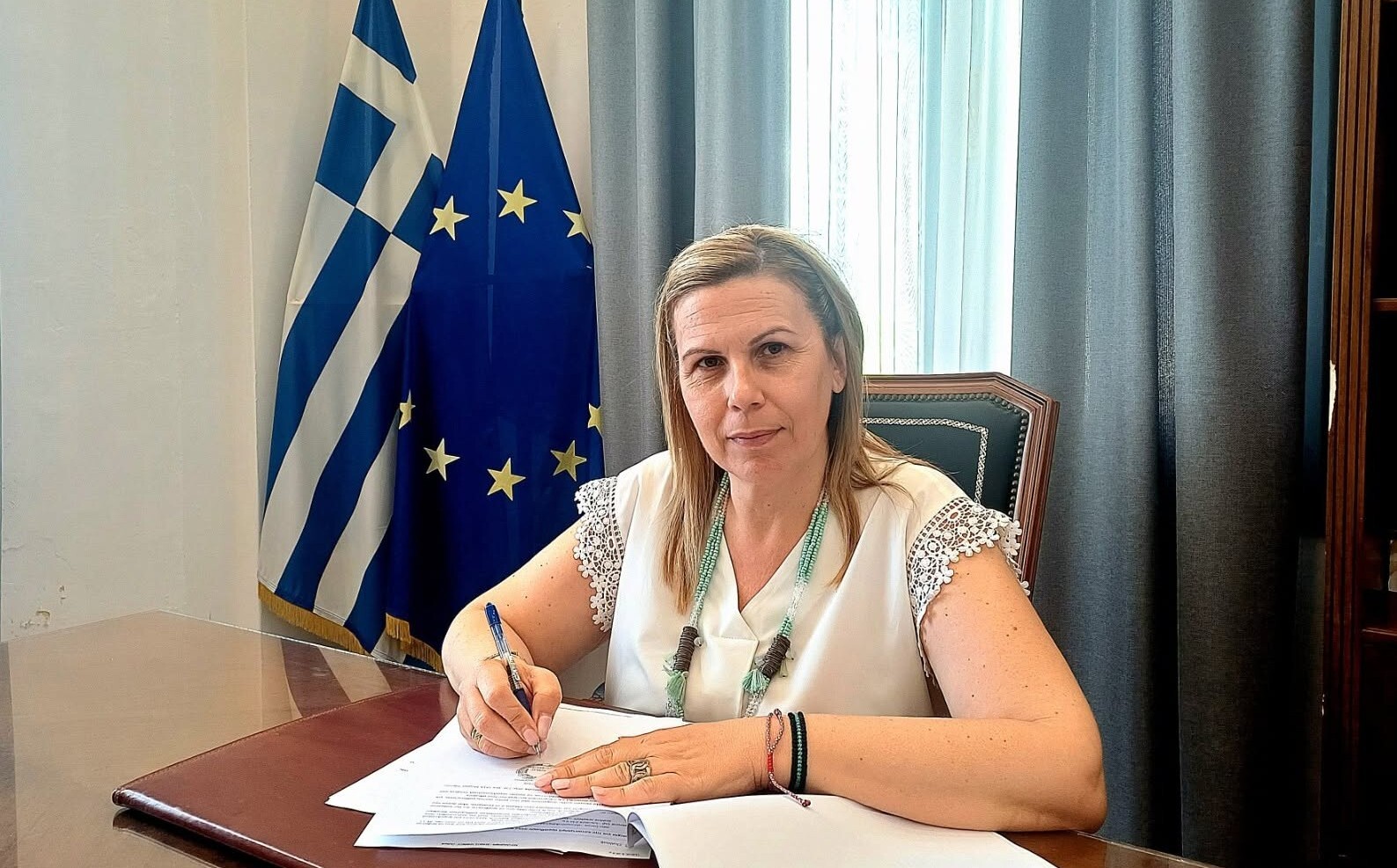 Δ.Λήμνου: Υπογραφή σύμβασης για ενεργειακή αναβάθμιση του Γυμνασίου Μύρινας