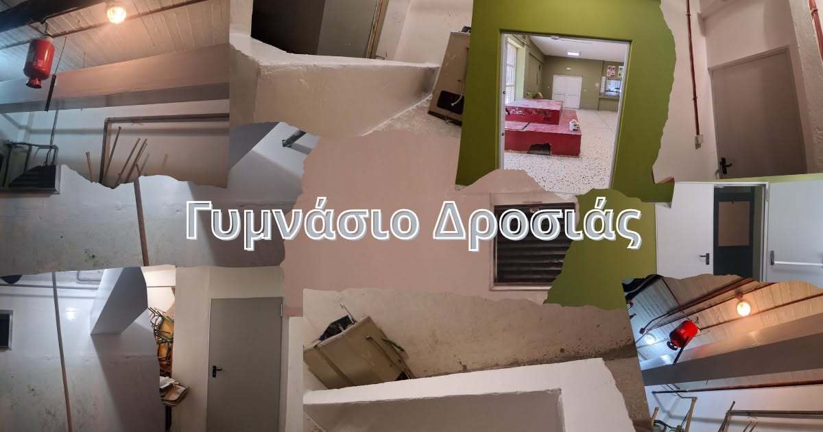 Ολοκλώθηκαν τα έργα πυροπροστασίας στο Γυμνάσιο Δροσιάς