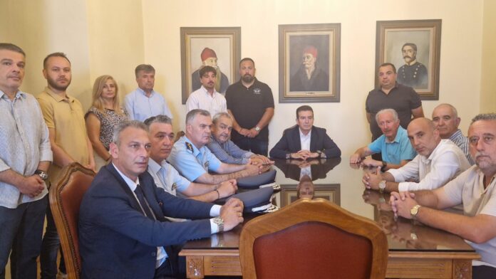 Επίσκεψη του Υπουργού Προστασίας του Πολίτη στον Δήμο Πηνειού