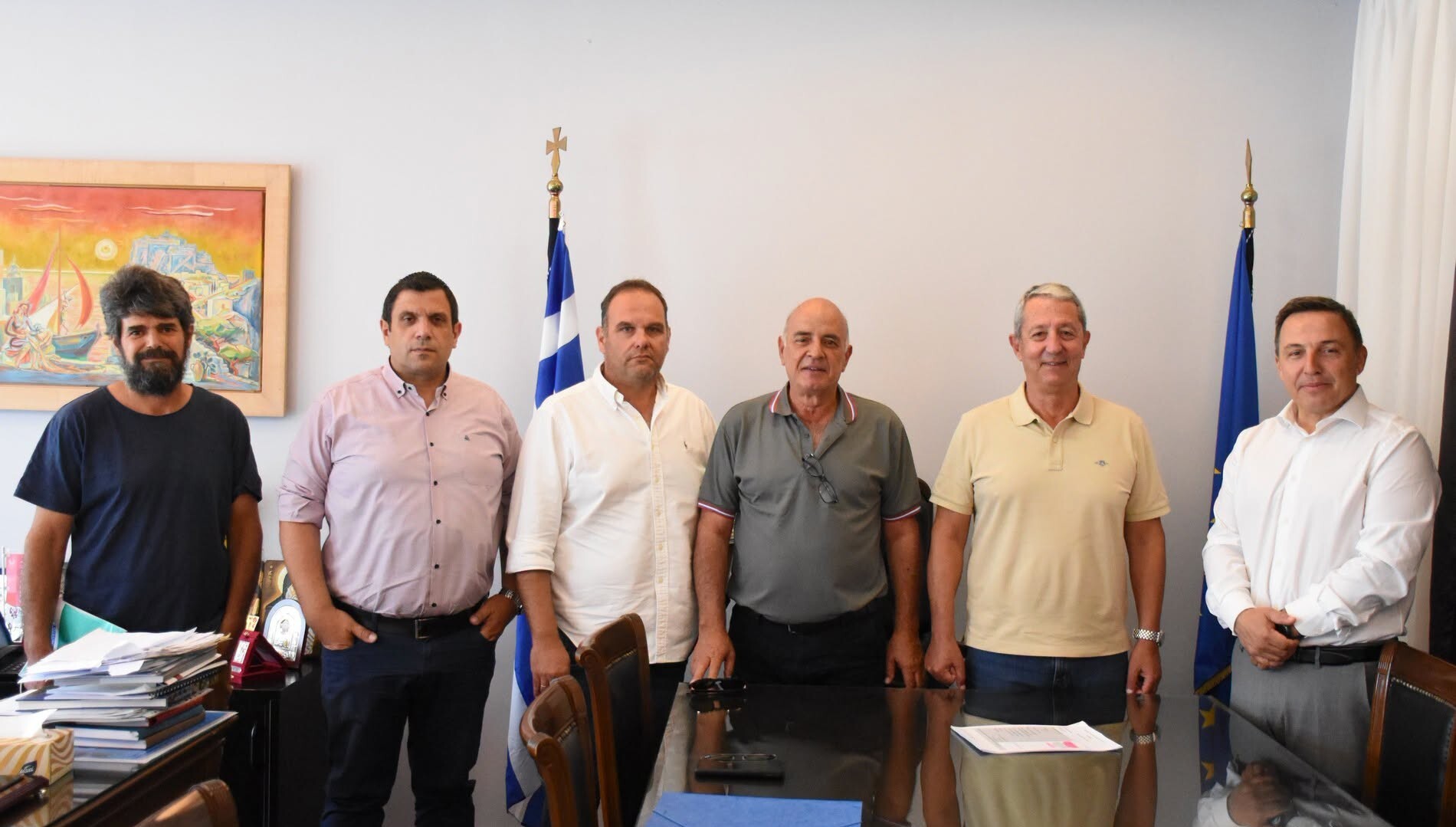 Συνάντηση εργασίας για τα ζητήματα υδάτων στην Κεφαλονιά με τον Αντιπρόεδρο της ΡΑΑΕΥ